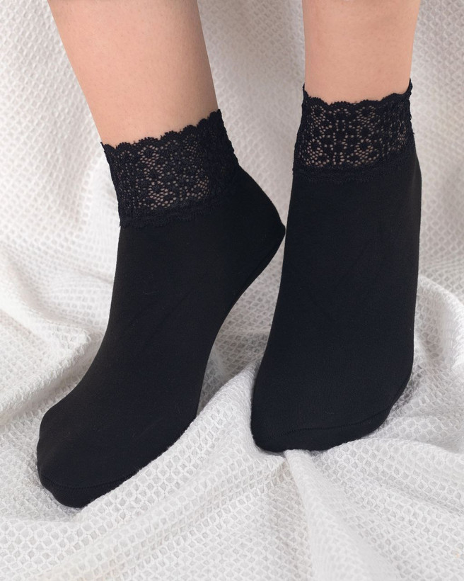 کالج زنانه رنگ مشکی مچ گیپور خارجی مدل پاییزی