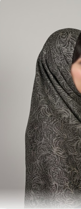 روسری ژاکارد نگین دار