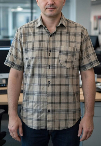 پیراهن مردانه آستین کوتاه مردانه ( بدون جعبه )